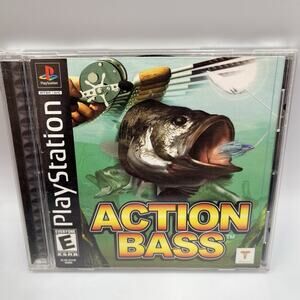 Action Bass (Sony PlayStation 1, PS1) Game Complete Tested Working
